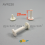 Plastic binding screws with 20 mm capacity - WHITE