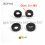 For M3 screw : plastic finishing cup washer BLACK for slotted screws