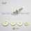 For M4 screw : plastic finishing cup washer WHITE for slotted screws