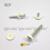 For M4 screw : plastic finishing cup washer WHITE for slotted screws