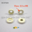 For M5 screw : plastic finishing cup washer WHITE for slotted screws