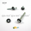 For M4 screw : plastic finishing cup washer BLACK for slotted screws