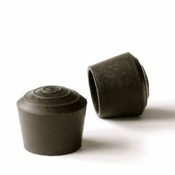 25 mm Diam. Gummi Kappen für Rundrohr 25 mm Aussendiameter - SCHWARZ - Ajile 2