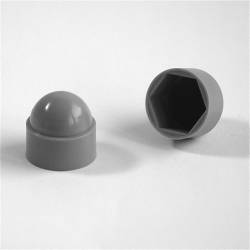 Tappo chiave 17 mm a cupola M10 di protezione per dadi e bulloni esagonali - GRIGIO - Ajile 2