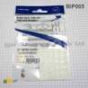 Butée Adhésive Dôme Transparente Diamètre 7 mm Épaisseur 1,5 mm x 25 pièces - butée hémisphérique adhésive - butée adhésive -