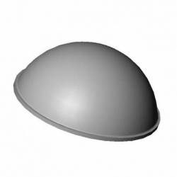 Kugelförmige Runde Selbstklebende Gummi / Geräte -füsse Transparent 10 mm Durchmesser 1,5 mm Höhe x 25 Stück - Ajile 2