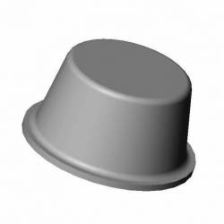 Runde Zylindrische Selbstklebende Gummi / Geräte -füsse Transparent 13 mm Durchmesser 4 mm Dicke x 20 Stück - Ajile 2