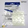 Runde Zylindrische Selbstklebende Gummi / Geräte -füsse Transparent 20 mm Durchmesser 6,2 mm Dicke x 9 Stück - Zylindrisch Kle