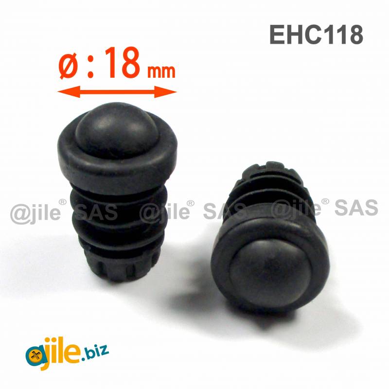 Heavy Duty Round Anti-Skid Rubber Ferrule 18 mm Diameter for Classroom Use and Hotel and Catering Industry - Ajile