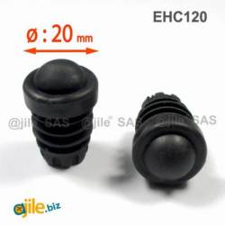 Heavy Duty Round Anti-Skid Rubber Ferrule 20 mm Diameter for Classroom Use and Hotel and Catering Industry - Ajile 1