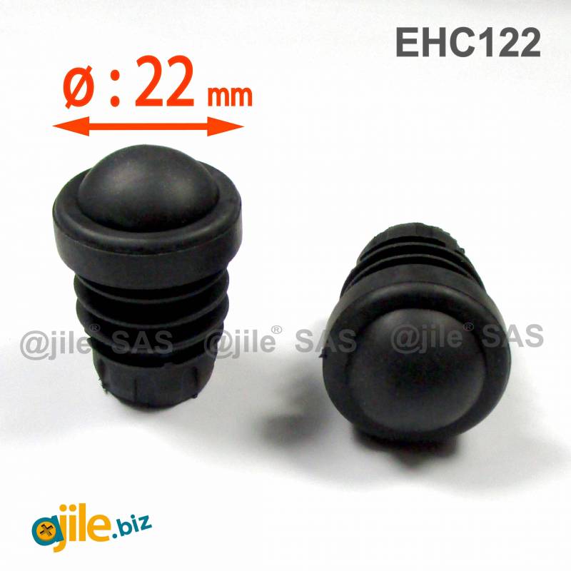 Heavy Duty Round Anti-Skid Rubber Ferrule 22 mm Diameter for Classroom Use and Hotel and Catering Industry - Ajile