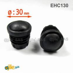 Plastique noir 25 mm de haut Caoutchouc anti-dérapant Embouts de remplacement avec vis Lot de 4 embouts de protection pour pieds de meuble Slipstick CB511 