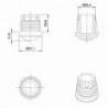 Heavy Duty Round Anti-Skid Rubber Ferrule 30 mm Diameter for Classroom Use and Hotel and Catering Industry - Anti-skid - r