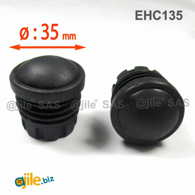 Heavy Duty Round Anti-Skid Rubber Ferrule 35 mm Diameter for Classroom Use and Hotel and Catering IndustryR - Ajile