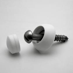 M8 diam. secure nut and bolt protection cap - WHITE - Ajile 2