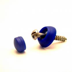 M8 diam. secure nut and bolt protection cap - BLUE