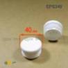 Inserto Rotondo di Plastica a Lamelle BIANCO per tubi di diametro ESTERIORE 40 mm - Inserto Rotondo di Plastica BIANCO - inse