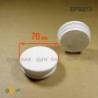 Inserto Rotondo di Plastica a Lamelle BIANCO per tubi di diametro ESTERIORE 70 mm - Inserto Rotondo di Plastica BIANCO - inse