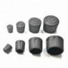 Embout Enveloppant Renforcé Caoutchouc Vulcanisé NOIR pour pied - tube de diamètre 10 mm - caoutchouc rond noir - embout