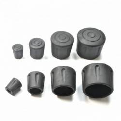 Heavy Duty Ferrule made from Vulcanized Rubber for 12 mm Diameter Furniture Tube/Feet BLACK - Ajile 4