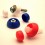 M12 diam. secure nut and bolt protection cap - RED