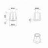 Embout Enveloppant Renforcé Caoutchouc Vulcanisé BLANC pour pied - tube de diamètre 12 mm - caoutchouc rond blanc - embout