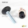 Adjustment / Leveling Kit for 22 mm diameter tube with a 38 mm diameter Plastic base Foot - Adjustable Foot Kit - foot adj