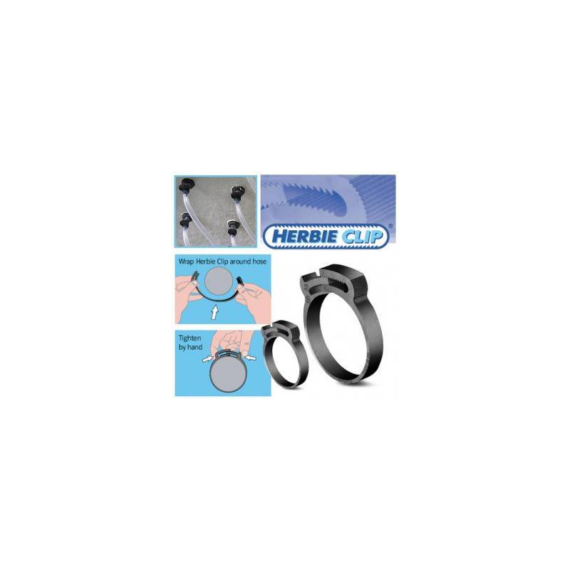 Plastic Snap Fit Hose Clamp for Cables, Pipes, Hoses and Tubes Diameter 15,0-17,1 mm - Hose Clamp - fasteners ties - faste