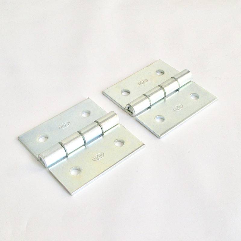 Square 50 x 50 mm Screw-on Zinc-plated Steel Hinge - hinges - door accessories - hook-framing - ajile