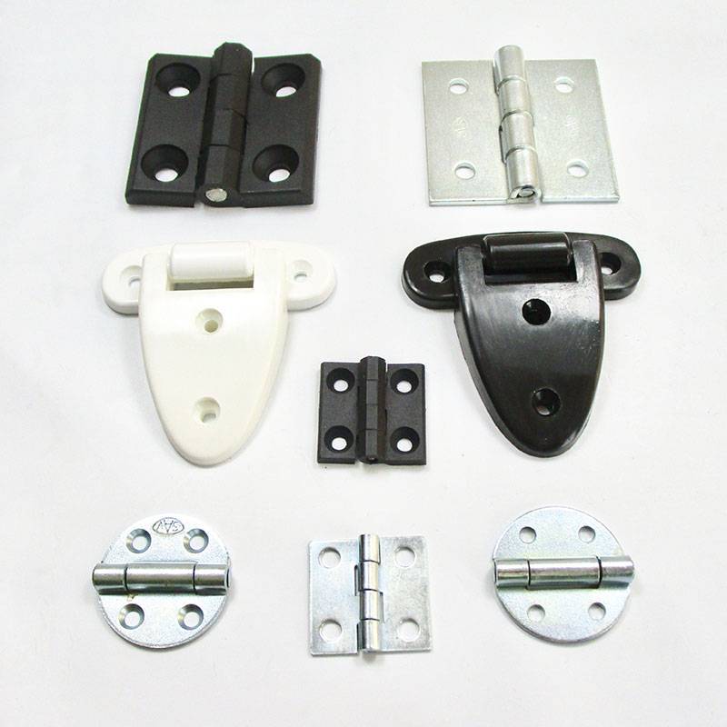 Quadratisch Weiss Verzinktes Stahl-Scharnier 50 x 50 mm zum Anschrauben - Türzubehör-Verschlüsse - Türzubehör-Häckeln - ajile