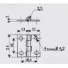 Square 25 x 25 mm Screw-on Zinc-plated Steel Hinge - hinges - door accessories - hook-framing - ajile
