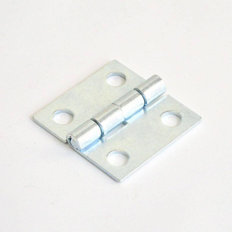 Cerniera Bianca in Acciaio Zincato 25 x 25 mm Avvitabile (100/100/91% ) - cerniera - chiusura - ganci-chiusure - ajile