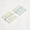 Square 25 x 25 mm Screw-on Zinc-plated Steel Hinge - hinges - door accessories - hook-framing - ajile