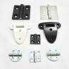 Round 30 mm Diameter Countersunk Screw Zinc-plated Steel Hinge - hinges - door accessories - hook-framing - ajile