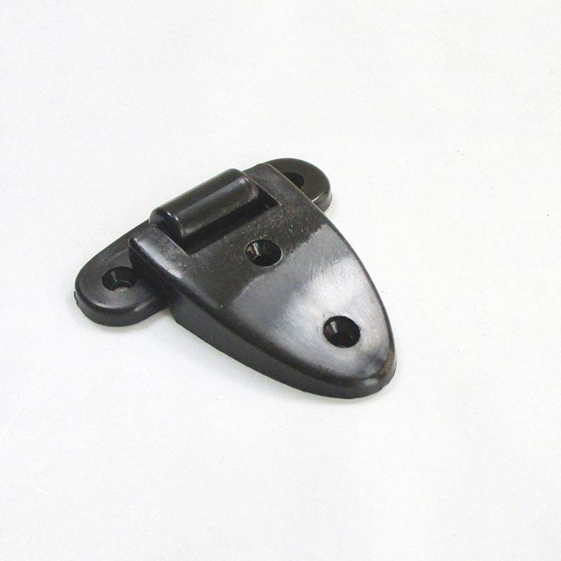 Plastic Screw-on Hinge 60 x 61.5 mm BLACK polyamide - hinges - door accessories - hook-framing - ajile