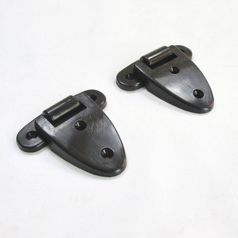 Cerniera NERA di Plastica 60 x 61,5 mm Avvitabile - cerniera - chiusura - ganci-chiusure - ajile