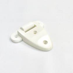 Plastic Screw-on Hinge 60 x 61.5 mm WHITE polyamide - Ajile 3