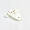 Plastic Screw-on Hinge 60 x 61.5 mm WHITE polyamide - hinges - door accessories - hook-framing - ajile