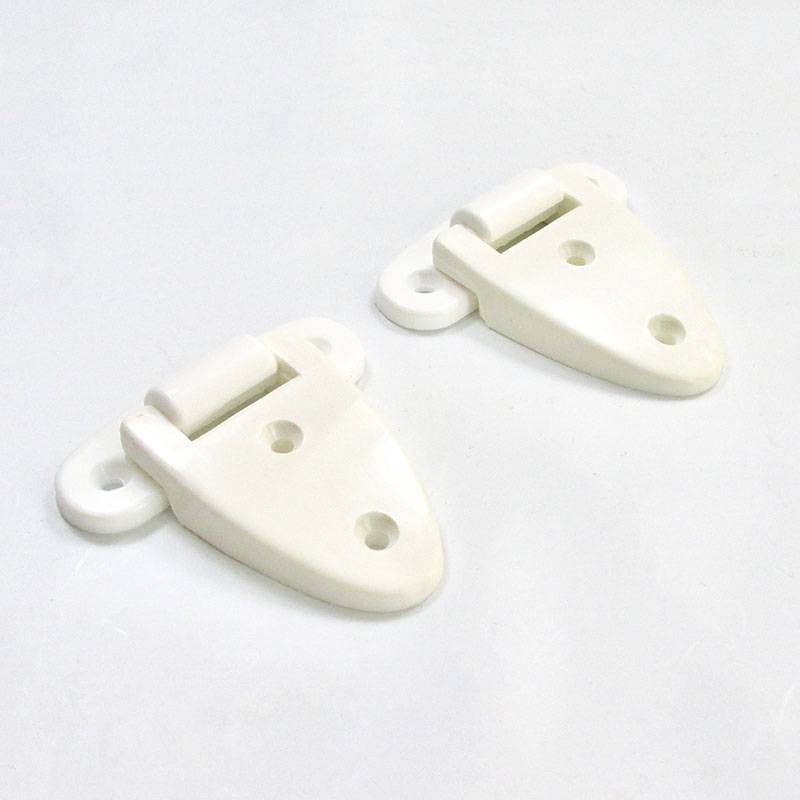 Cerniera BIANCA di Plastica 60 x 61,5 mm Avvitabile - cerniera - chiusura - ganci-chiusure - ajile