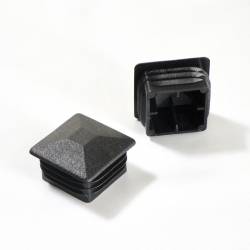 30 x 30 mm Plastic Black Pyramid Plug Insert for Square Tubes and Fencing Posts - Ajile 2