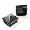 60 x 60 mm Plastic Black Pyramid Plug Insert for Square Tubes and Fencing Posts - square pyramid insert - ajile