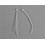 100 Fascette 2,5 x 100 mm di cablaggio - Nylon - BIANCO