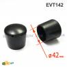 Embout Enveloppant Caoutchouc Thermoplastique Flexible NOIR pour Tube de Diamètre 42 mm - embout enveloppant - embout - ajile