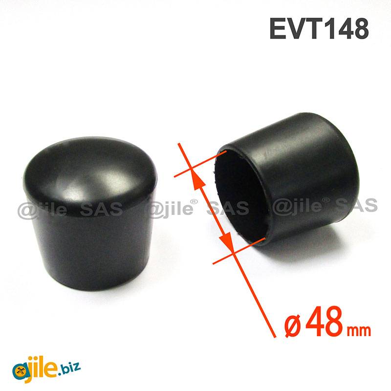 Round Plastic Plug Pipe Tubing End Cap Durable Chair Glide Round Pipe End Cap Cover for Table Chair Furniture Legs 20, 20 mm/ 0.78 Inch