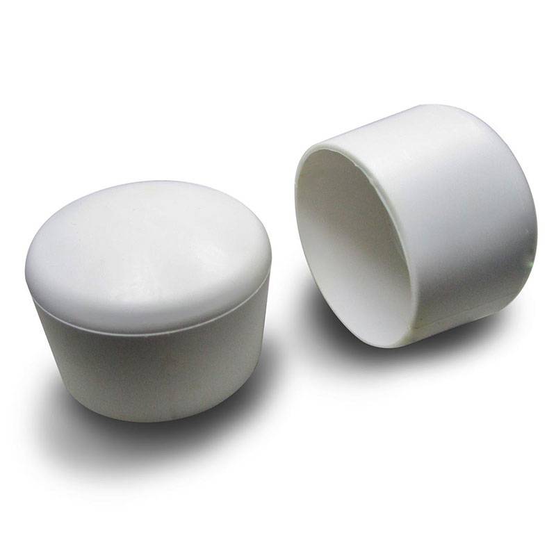 Thermoplastic Rubber Bush Ferrule WHITE for 45 mm Diameter Tube - finishing caps - screw-nut cap - ajile