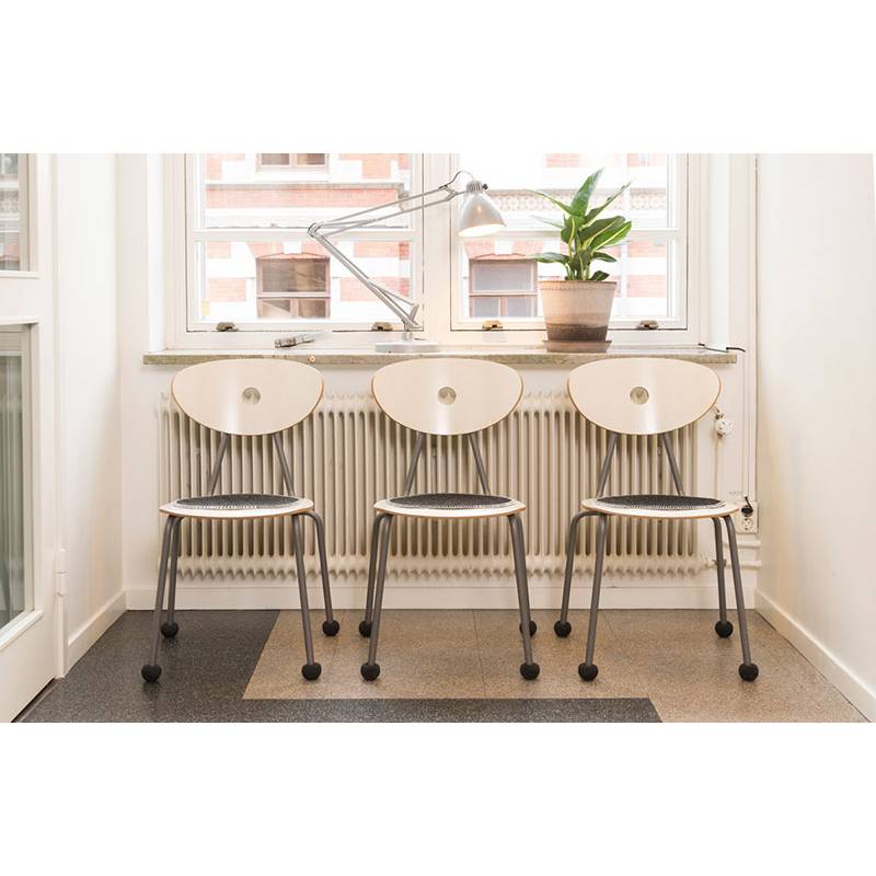 Silent Padded Ferrule Furniture Sock in GRAY Reinforced Felt for 20 to 27 mm Diameter Chair Legs - ajile