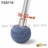 Embout Patin Chausson Anti-bruit en Feutre Renforcé BLEU Cobalt pour Pied de Chaise Diamètre 16 à 22 mm - ajile