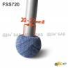 Puntale Calzante Antirumore in Feltro Rinforzato AZZURRO Cobalto per Gambe di Sedia con Diametro fra 20 e 27 mm - ajile