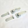 Locking Kit  2 Straight Wire Zinc-plated Loop Latch 40 x 90 mm with Keeper - LARGE - door accessories - hook-framing - ajile