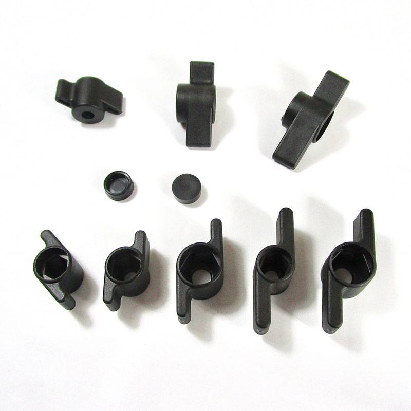 Plastic Butterfly Knob 30 mm Diam. BLACK for M5 (8 mm Wrench) Hexagonal Screw or Nut - other screws - plastic screw - ajile
